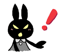 black rabbit stickers (Revision) sticker #15855364