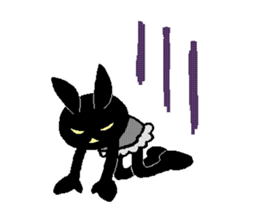 black rabbit stickers (Revision) sticker #15855372