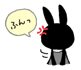 black rabbit stickers (Revision) sticker #15855384