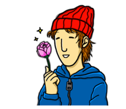 Daily life of the ONEE Boy NAGIKO 1 sticker #15855626