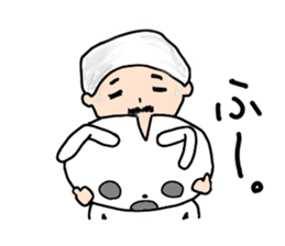 Eyes raging blood rabbits sticker #15855665