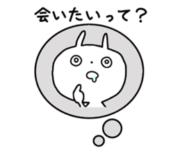 Eyes raging blood rabbits sticker #15855668