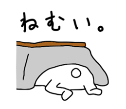 Eyes raging blood rabbits sticker #15855670