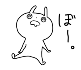 Eyes raging blood rabbits sticker #15855680