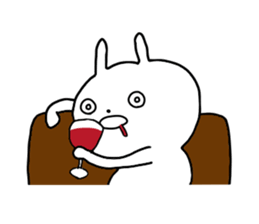 Eyes raging blood rabbits sticker #15855681