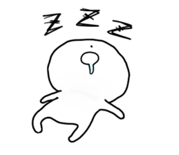 Eyes raging blood rabbits sticker #15855690