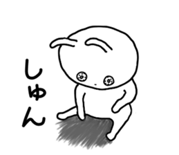 Eyes raging blood rabbits sticker #15855697