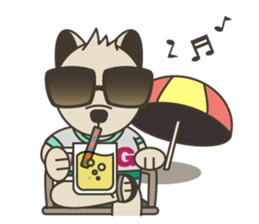 Chai dog baby sticker #15855913