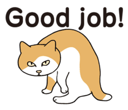 Happy life with a cat (Part2 English) sticker #15856231