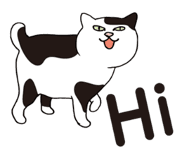 Happy life with a cat (Part2 English) sticker #15856235