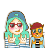 Suf and Johny Cat sticker #15856381