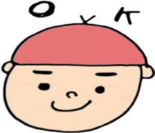 round face boys sticker #15856386