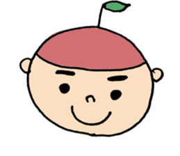 round face boys sticker #15856388