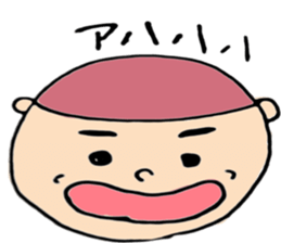 round face boys sticker #15856389