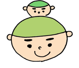 round face boys sticker #15856405