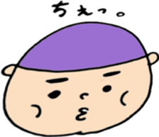 round face boys sticker #15856417