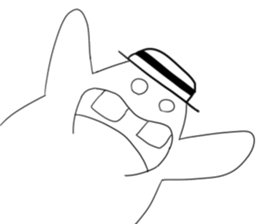 Lala naughty ghost sticker #15856428