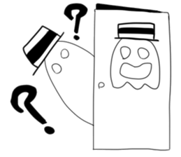 Lala naughty ghost sticker #15856429