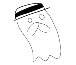 Lala naughty ghost sticker #15856430