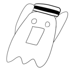 Lala naughty ghost sticker #15856431