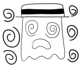 Lala naughty ghost sticker #15856437