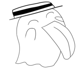 Lala naughty ghost sticker #15856440