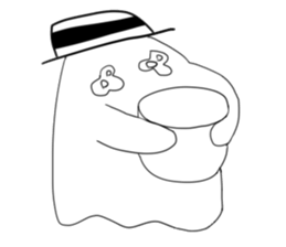 Lala naughty ghost sticker #15856441