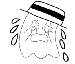 Lala naughty ghost sticker #15856444