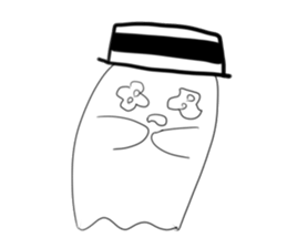 Lala naughty ghost sticker #15856445