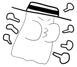 Lala naughty ghost sticker #15856446