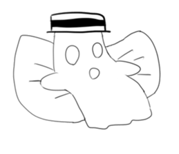 Lala naughty ghost sticker #15856449