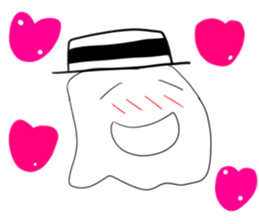 Lala naughty ghost sticker #15856452