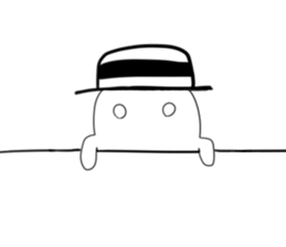 Lala naughty ghost sticker #15856453