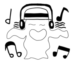 Lala naughty ghost sticker #15856455