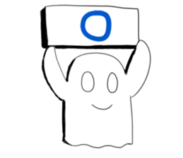 Lala naughty ghost sticker #15856460