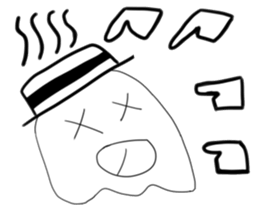 Lala naughty ghost sticker #15856463