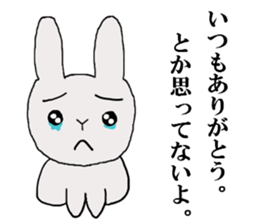 rabbit of the darkness part4 sticker #15856548