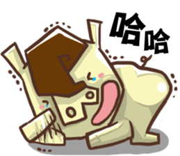 Joking life with Cigar and Candy sticker #15857052