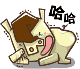 Joking life with Cigar and Candy sticker #15857052