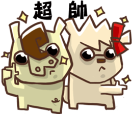 Joking life with Cigar and Candy sticker #15857072