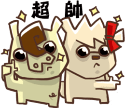 Joking life with Cigar and Candy sticker #15857072