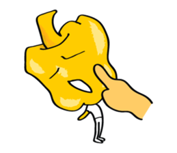 Sweet Pepper Head People sticker #15857090