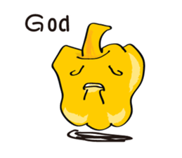Sweet Pepper Head People sticker #15857092