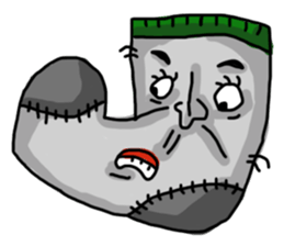 The Crazy Sock sticker #15857099