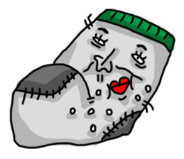 The Crazy Sock sticker #15857107