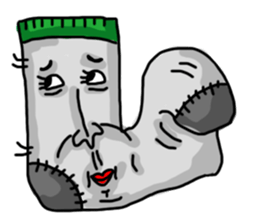 The Crazy Sock sticker #15857118