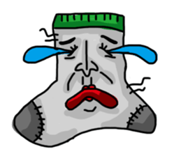 The Crazy Sock sticker #15857121