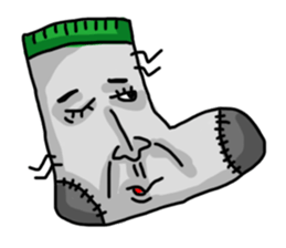 The Crazy Sock sticker #15857124