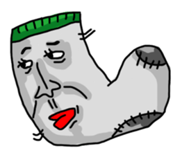 The Crazy Sock sticker #15857131