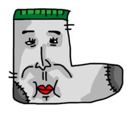 The Crazy Sock sticker #15857132